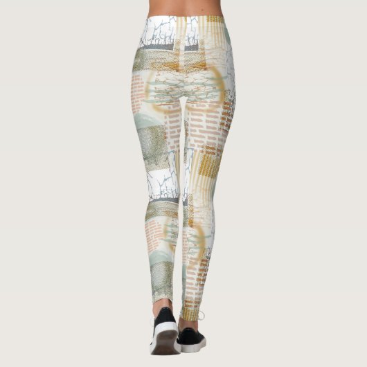 Modern Abstract Pattern Leggings (Achterkant)