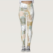 Modern Abstract Pattern Leggings (Voorkant)