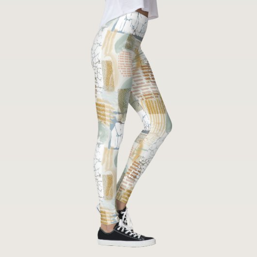 Modern Abstract Pattern Leggings (Rechts)