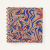 Modern Abstract Pattern Notebook Notitieboek (Voorkant)