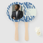 Modern abstract Pattern Photo Graduation  Handwaaier (Voorkant en achterkant)