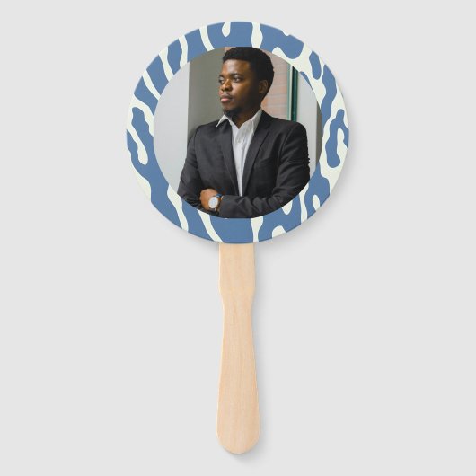 Modern abstract Pattern Photo Graduation  Handwaaier (Voorkant)