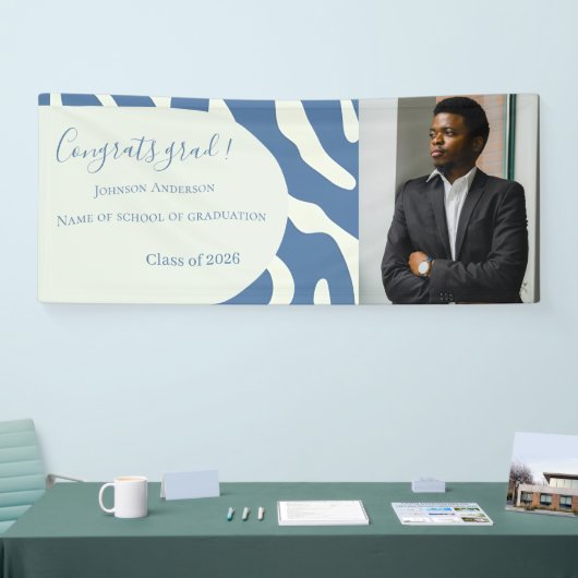 Modern abstract Pattern Photo Graduation Spandoek (Beurs)