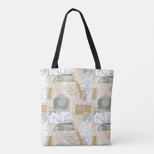 Modern Abstract Pattern Tote Bag (Achterkant)