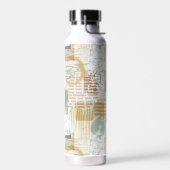 Modern Abstract Pattern Waterfles (Links)