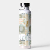 Modern Abstract Pattern Waterfles (Rechts)