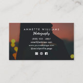 Modern abstract photo photographer  visitekaartje (Achterkant)