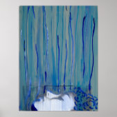 Modern Abstract portret Poster (Voorkant)