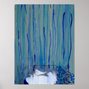 Modern Abstract portret Poster