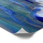 Modern Abstract portret Poster (Hoek)