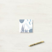 Modern Abstract Post-it® Notes (Op bureau)