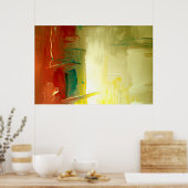 Modern Abstract Poster (Keuken)