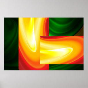 Modern Abstract Poster - Digitale kunst