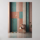 Modern Abstract Poster | geometrische minimale pas (Voorkant)