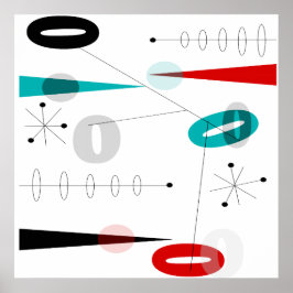 Modern Abstract Poster uit de middeleeuwen #40