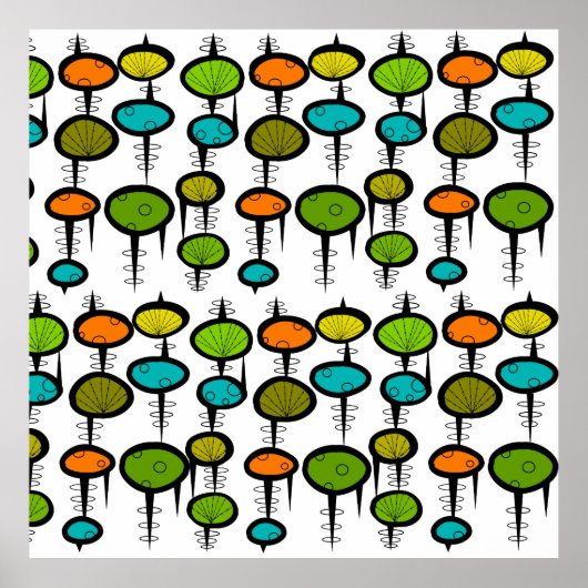 Modern Abstract Poster uit de middeleeuwen #44 (Voorkant)