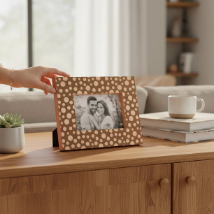 Modern Abstract puntpatroon Gegraveerde Lijstjes