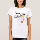 Modern Abstract Quote over muziek en liefde grafis T-shirt (Voorkant)