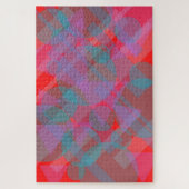 Modern Abstract Red 002 Legpuzzel (Verticaal)