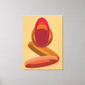 Modern Abstract Ring Harmony and Calm Canvas Afdruk (Voorkant)