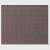 Modern Abstract Rode Klaproos Bloempatroon Cadeaupapier (Vlak)