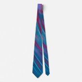 Modern Abstract rood en blauw Stropdas (Voorkant)