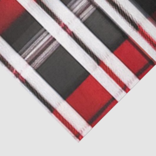 Modern Abstract rood zwart geruite Collectie Tissuepapier (Detail)