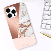Modern Abstract Roos Gold Multi iPhone / iPad hoes