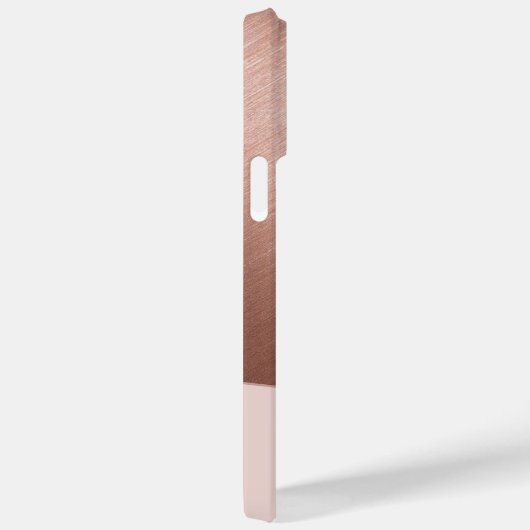 Modern Abstract Roos Gold Multi iPhone / iPad hoes (Achterkant / Rechts)