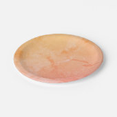 Modern Abstract Roze, Geel, Kleur Papieren Bordje (Gekanteld)