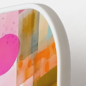 Modern Abstract Roze Pickleball Paddle (Links Detail)