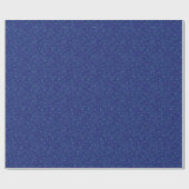 Modern abstract Schattig Blauw Patroon Cadeaupapier (Vlak)