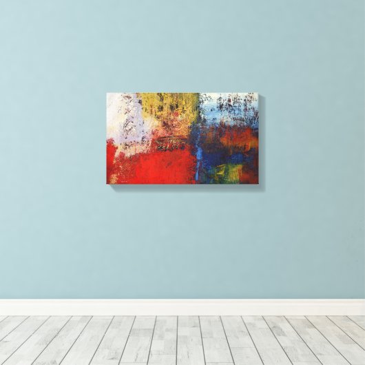 Modern Abstract schilderdoek Canvas Afdruk (Insitu (Houten vloer))