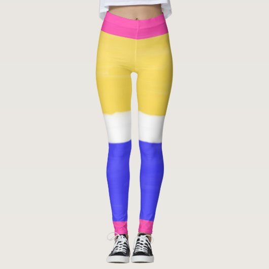 modern abstract schilderij leggings (Voorkant)