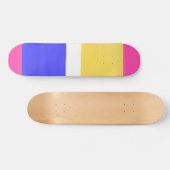 modern abstract schilderij persoonlijk skateboard (Horizontaal)