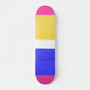 modern abstract schilderij persoonlijk skateboard