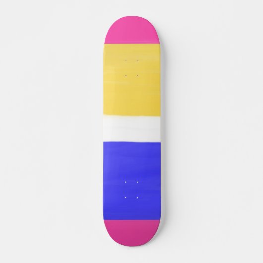 modern abstract schilderij persoonlijk skateboard (Voorkant)