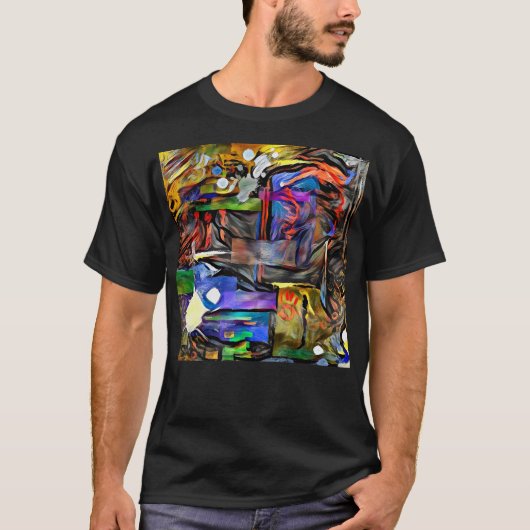 Modern abstract schilderij t-shirt (Voorkant)