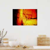 Modern Abstract Schilderkunst Poster (Keuken)