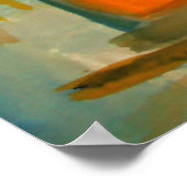 Modern Abstract Schilderkunst Poster (Hoek)