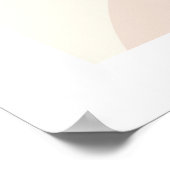 Modern Abstract Shapes Wall Art Poster (Hoek)
