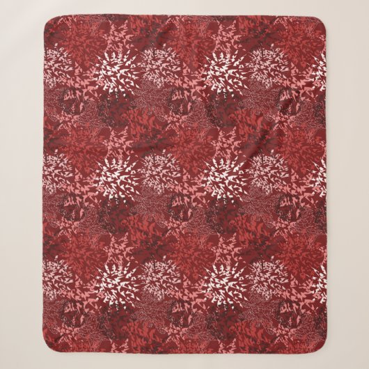 Modern Abstract Sherpa Deken (Voorkant)