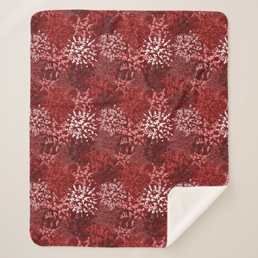 Modern Abstract Sherpa Deken (Voorkant)