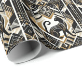 Modern Abstract Sierpapier Voor Katten Cadeaupapier (Rol Hoek)