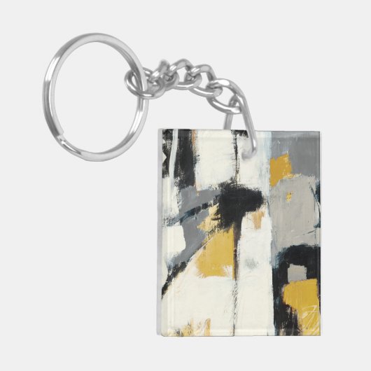 Modern Abstract Sleutelhanger (Voorkant Links)