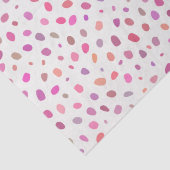 Modern Abstract spleetpatroon in roze Tissuepapier (Detail)