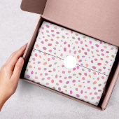 Modern Abstract spleetpatroon in roze Tissuepapier