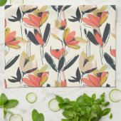 Modern Abstract Spring Floral Kitchen Towels Theedoek (Gevouwen)