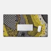 Modern Abstract Stippelpatroon Bureaumat (Keyboard & Muis)