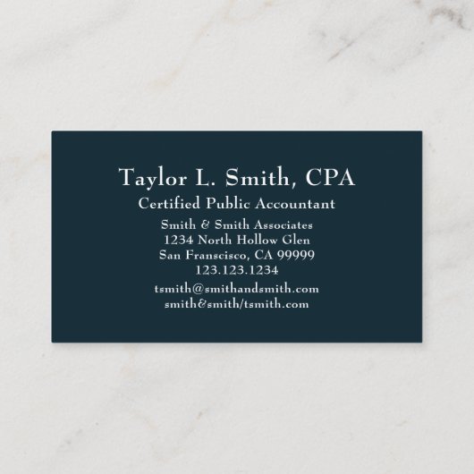 Modern Abstract Stippen geometrisch patroon Visitekaartje (Achterkant)